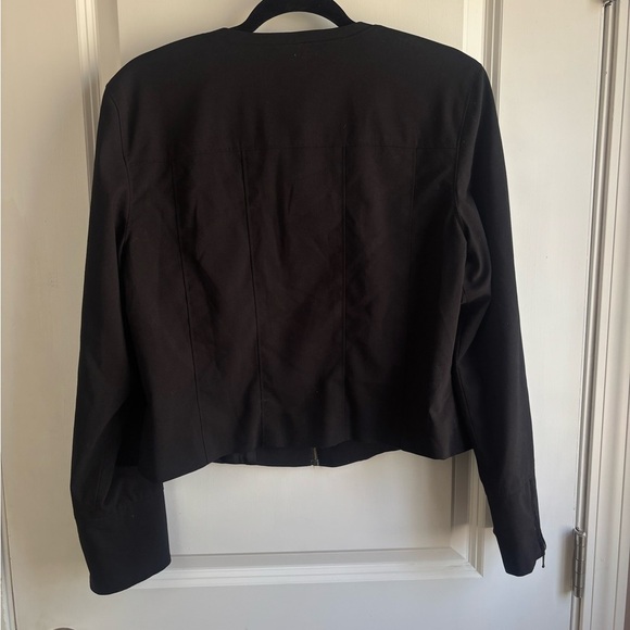 Black Formal Blazer Elegant Suit Jacket - Picture 7 of 9